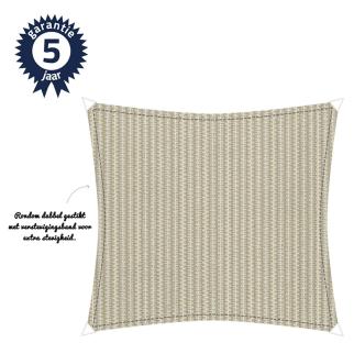 Zonnedoek 4x4m 340gr Sahara sand