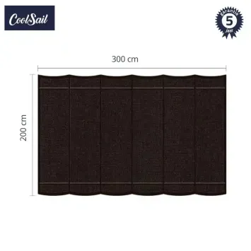 coolsail harmonicadoek 200x300 cm ebony black