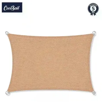 Zonnedoek 2x2,5m 340gr camel dust