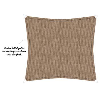 Schaduwdoek 2x2m 320gr taupe