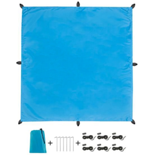 Tarp vierkant 2x2m blauw