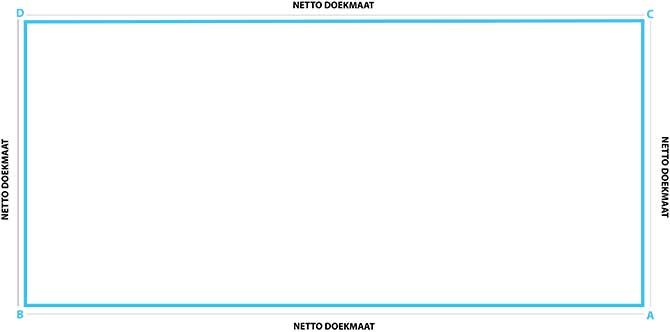 pvc gaasdoek afmetingen